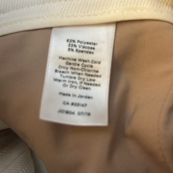 New Talbots Soft White slightly tapered pants SZ 12 - Picture 10 of 10